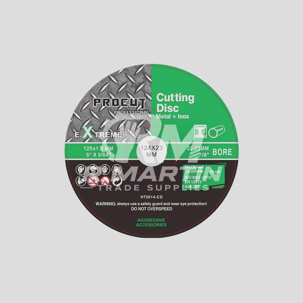 R Martin Trade Supplies - 5 Inch Cutting Discs