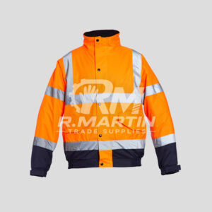 R Martin Trade Supplies - Hi-Vis Bomber Jackets