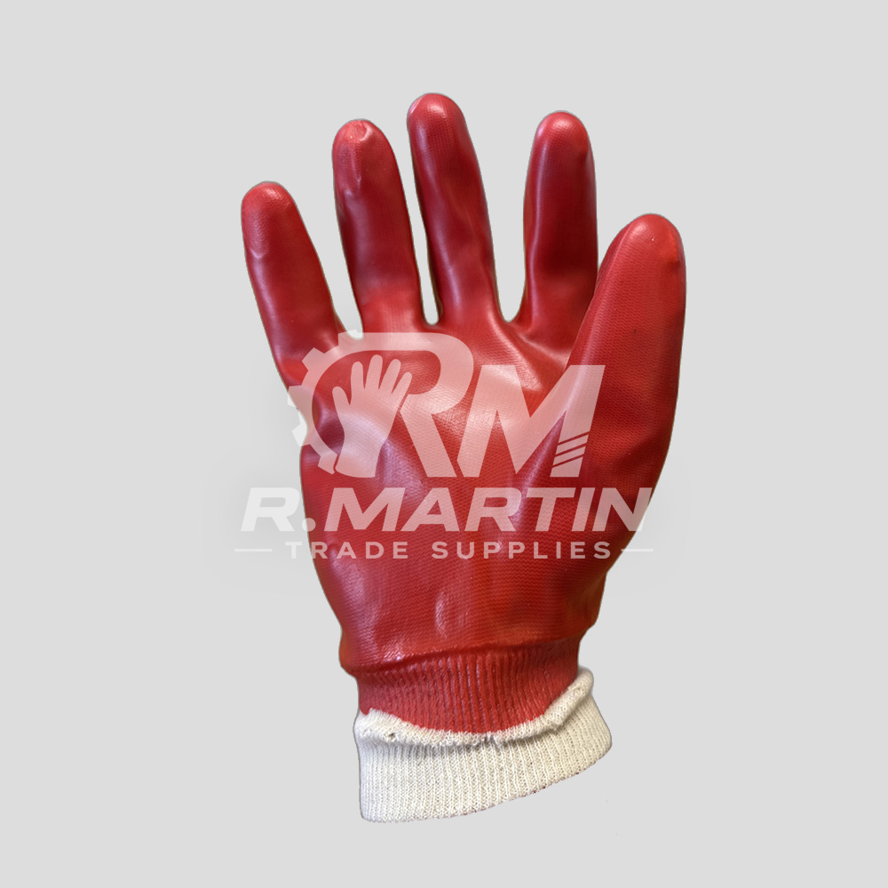R Martin Trade Supplies - Kent Tex PVC Chemical and Oil Resistant Gloves