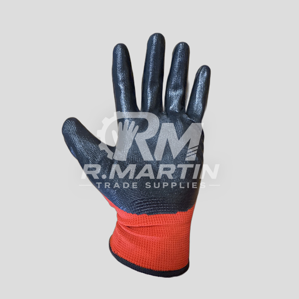 R Martin Trade Supplies - Kent Tex Super Nitrile Grip Gloves