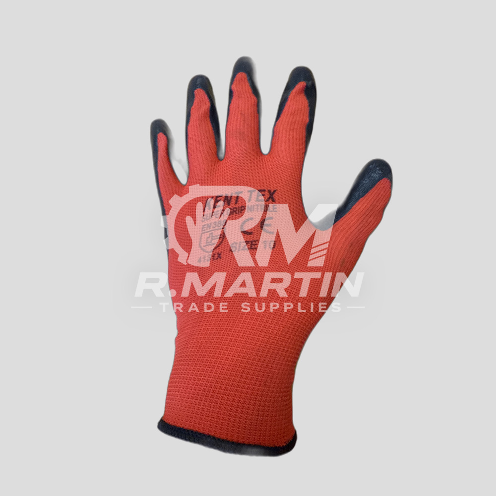 R Martin Trade Supplies - Kent Tex Super Nitrile Grip Gloves