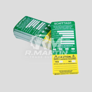 R Martin Trade Supplies - Scafftag Scaffold Inspection Tags